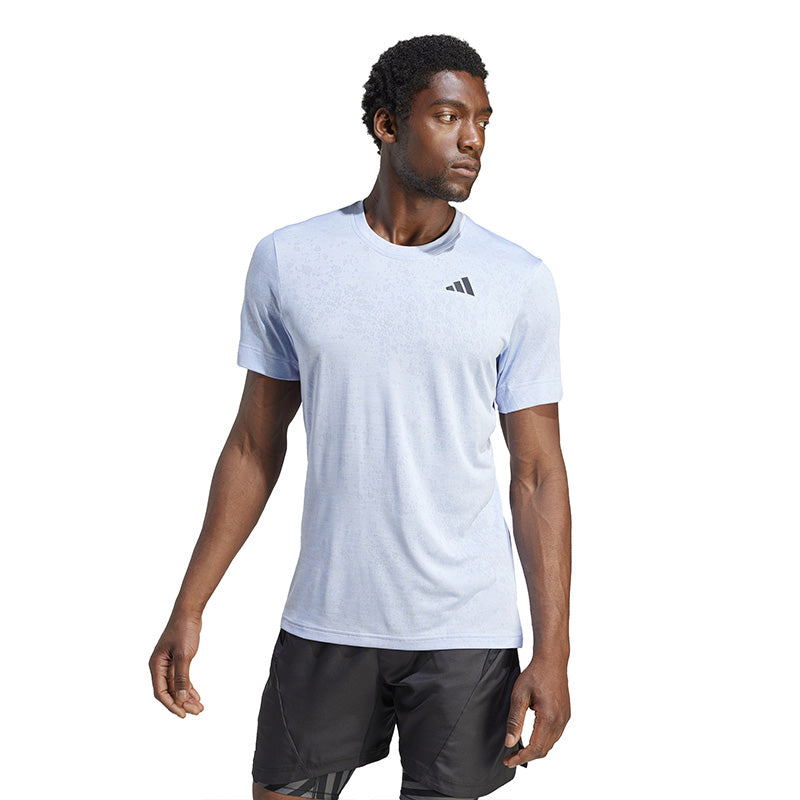 Adidas Tennis Freelift Tee (M) (Blue Dawn)