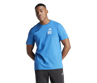 Adidas Tennis Us Open Graphic Tee (M) (Royal)