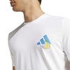 Adidas Tennis Clubhouse Graphic Tee (M) (White)