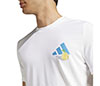 Adidas Tennis Clubhouse Graphic Tee (M) (White)