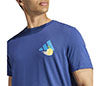 Adidas Tennis Clubhouse Graphic Tee (M) (Indigo)