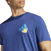 Adidas Tennis Clubhouse Graphic Tee (M) (Indigo)