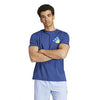 Adidas Tennis Clubhouse Graphic Tee (M) (Indigo)