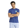 Adidas Tennis Clubhouse Graphic Tee (M) (Indigo)
