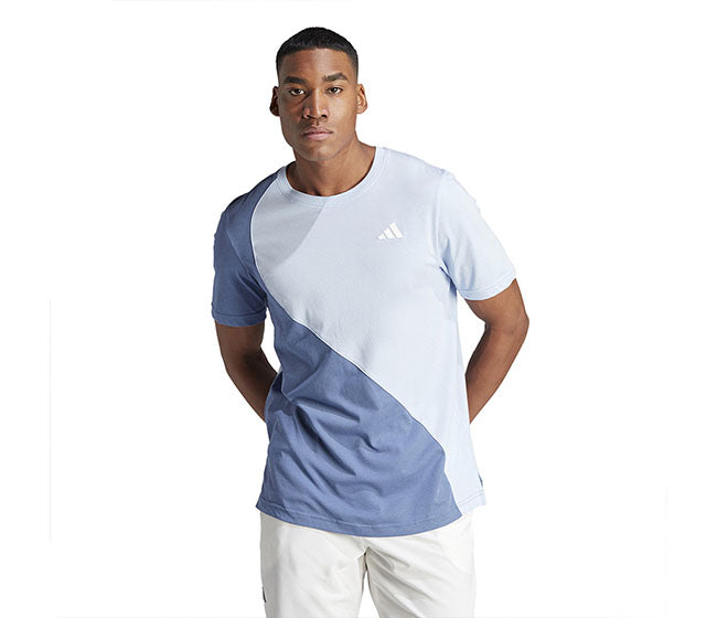 Adidas Clubhouse Premium Colorblock Crew (M) (Blue)