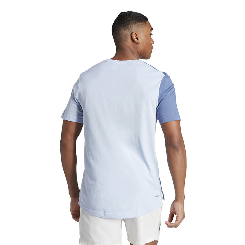Adidas Clubhouse Premium Colorblock Crew (M) (Blue)