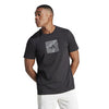 Adidas Tennis Block Graphic Tee (M) (Black)