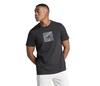 Adidas Tennis Block Graphic Tee (M) (Black)