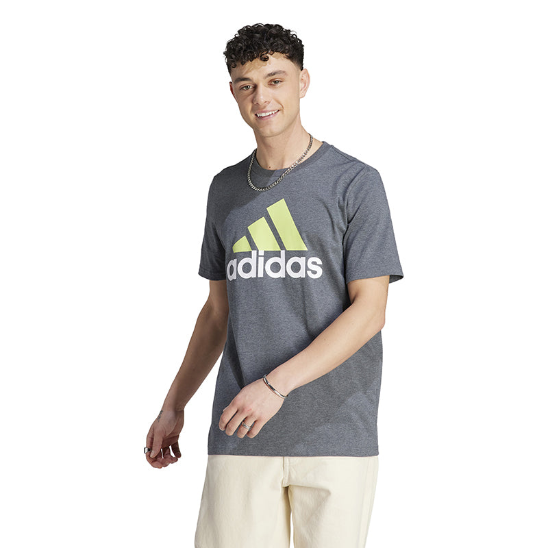 Adidas Essentials Big Logo Tee (M) (Dark Grey)