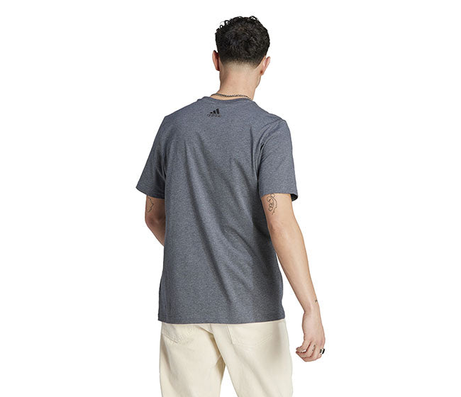 Adidas Essentials Big Logo Tee (M) (Dark Grey)