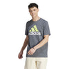 Adidas Essentials Big Logo Tee (M) (Dark Grey)