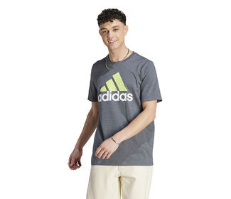 Adidas Essentials Big Logo Tee (M) (Dark Grey)