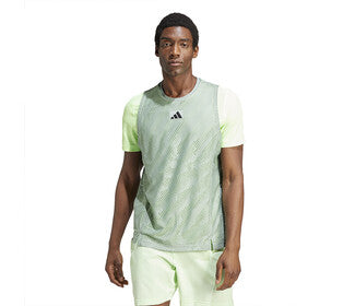 Adidas Mesh Layering Pro Tee (M) (Silver Green)