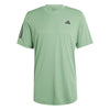 Adidas Club 3 Stripe Tee (M) (Green)