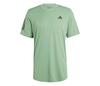 Adidas Club 3 Stripe Tee (M) (Green)