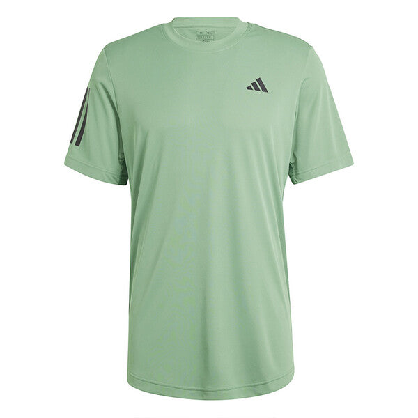 Adidas Club 3 Stripe Tee (M) (Green)