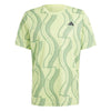 Adidas Club Graphic Tee (M) (Lime)
