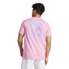 Adidas Tennis Play Graphic Tee (M) (Pink)