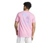 Adidas Tennis Play Graphic Tee (M) (Pink)