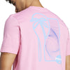 Adidas Tennis Play Graphic Tee (M) (Pink)