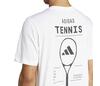Adidas Tennis Category Graphic Tee (M) (White)