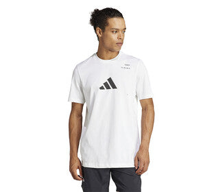 Adidas Tennis Category Graphic Tee (M) (White)