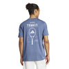 Adidas Tennis Category Graphic Tee (M) (Preloved Ink)