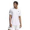 Adidas Club 3 Stripe Tee (M) (Silver Dawn)
