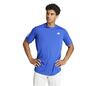 Adidas Club 3 Stripe Tee (M) (Lucid Blue)