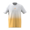 Adidas Tennis Court Angles Graphic Tee (M) (White)