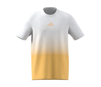 Adidas Tennis Court Angles Graphic Tee (M) (White)