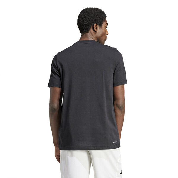 Adidas Tennis Arc De Ball Graphic Tee (M) (Black)