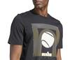 Adidas Tennis Arc De Ball Graphic Tee (M) (Black)
