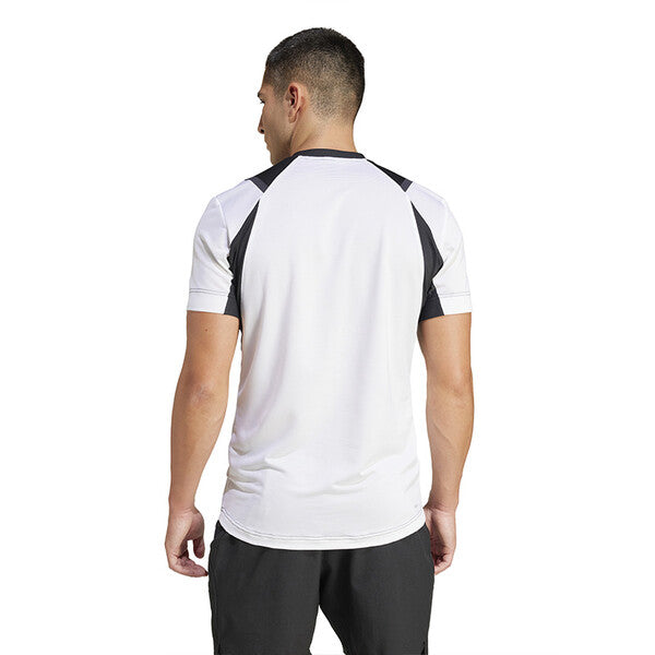 Adidas Freelift Pro Ribbed Tee (M) (Black/White)