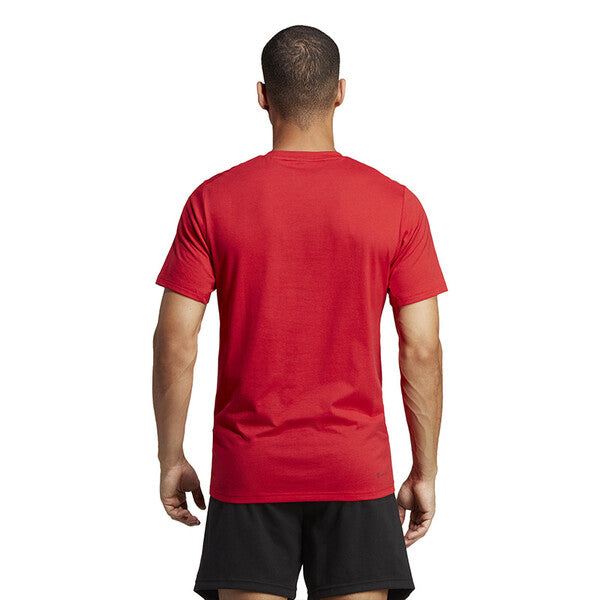 Adidas Train Essentials Feelready Tee (M) (Red)