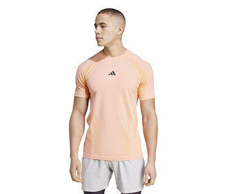 Adidas Seamless Freelift Tee Pro (M) (Pink Spark)