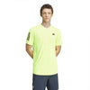 Adidas Club 3 Stripe Tee (M) (Lucid Lemon)