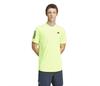 Adidas Club 3 Stripe Tee (M) (Lucid Lemon)