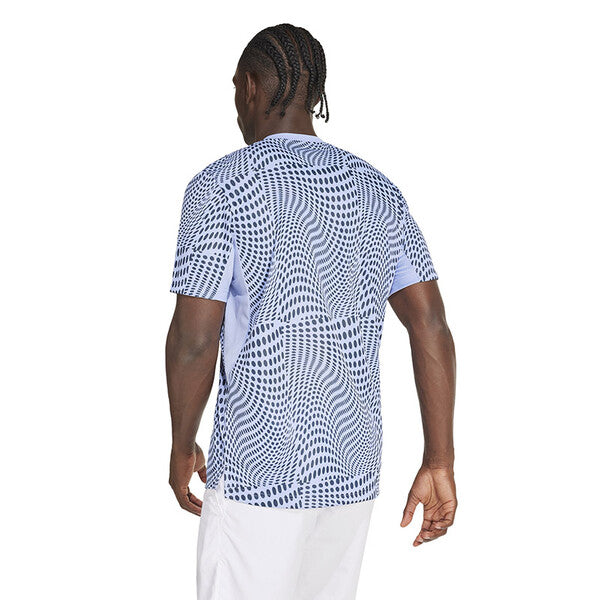 Adidas Club Graphic Tee (M) (Blue Spark)