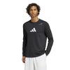 Adidas Tennis Category Graphic Long Sleeve Tee (M) (Black)