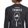Adidas Tennis Category Graphic Long Sleeve Tee (M) (Black)