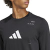 Adidas Tennis Category Graphic Long Sleeve Tee (M) (Black)