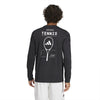 Adidas Tennis Category Graphic Long Sleeve Tee (M) (Black)