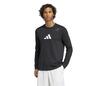 Adidas Tennis Category Graphic Long Sleeve Tee (M) (Black)
