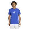 Adidas Tennis Category Graphic Tee (M) (Lucid Blue)