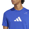 Adidas Tennis Category Graphic Tee (M) (Lucid Blue)