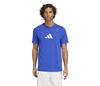Adidas Tennis Category Graphic Tee (M) (Lucid Blue)