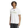 Adidas Tennis Hivis Graphic Tee (M) (White)