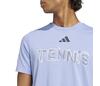 Adidas Tennis Hivis Graphic Tee (M) (Blue Spark)