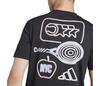 Adidas Tennis City Graphic Tee (M) (Black)